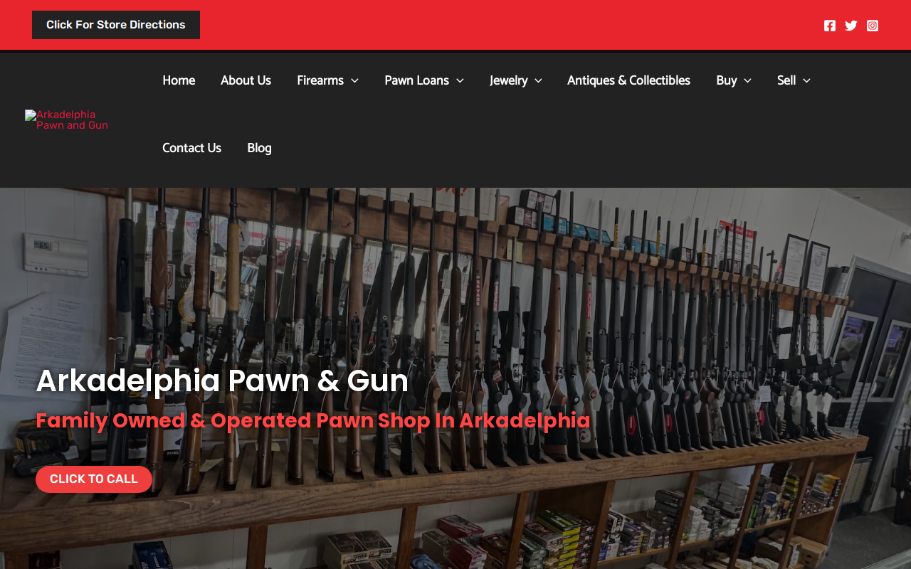 Arkadelphia Pawn and Gun LLC website preview