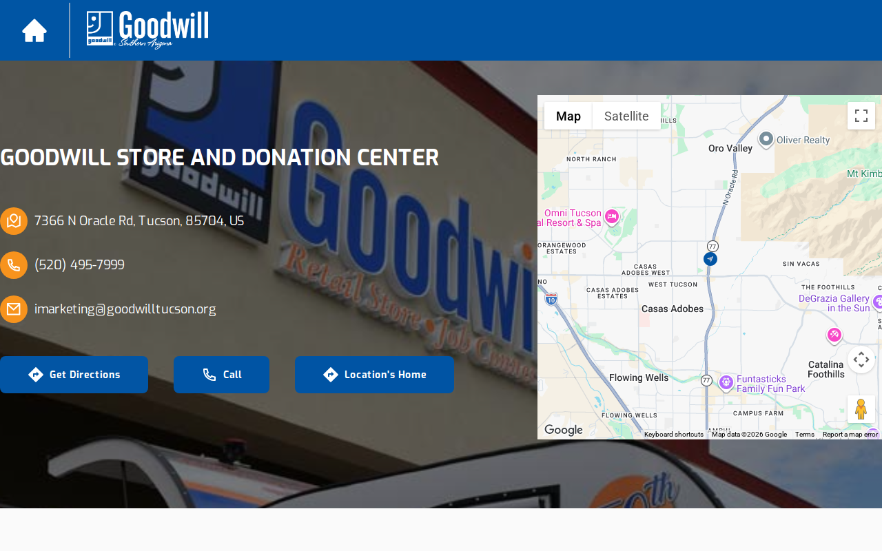 Goodwill Store & Donation Center website preview
