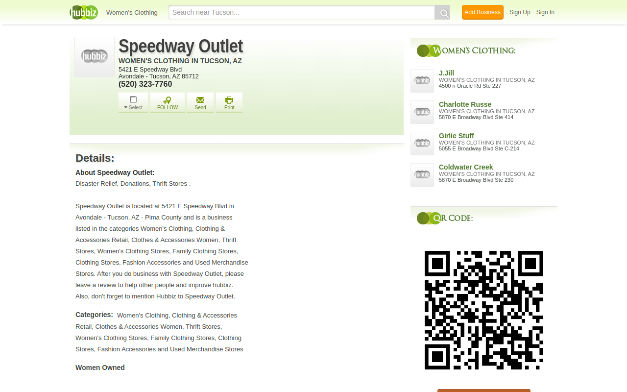 Speeday Outlet website preview