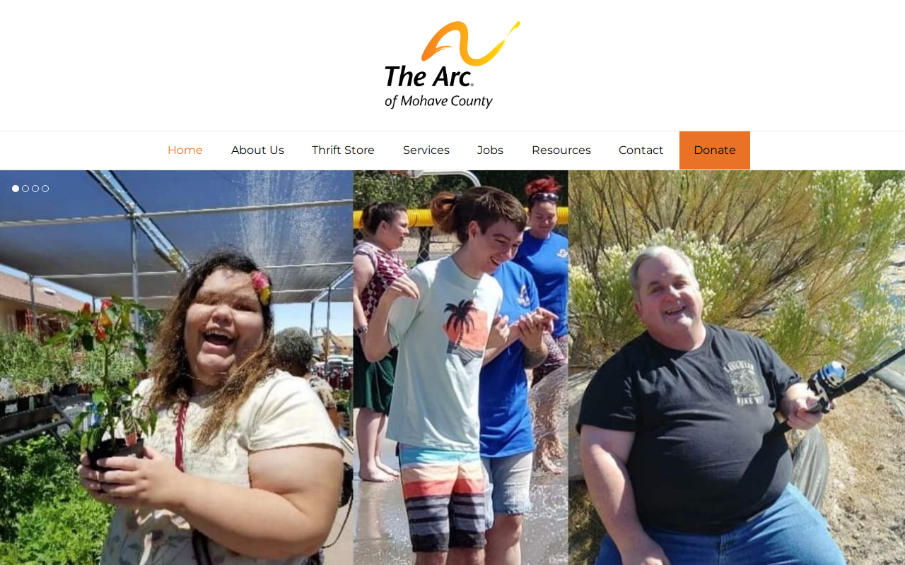ARC of Mohave County website preview