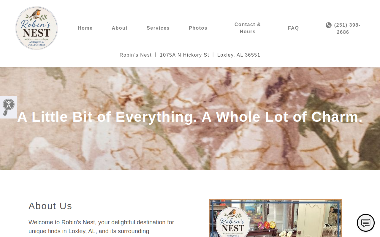 Robin’s Nest website preview