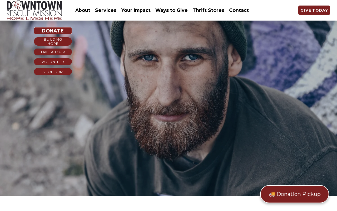 Downtown Rescue Mission Thrift Store- Madison website preview