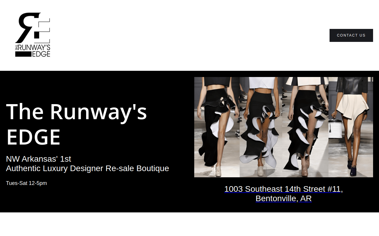The Runway’s Edge website preview