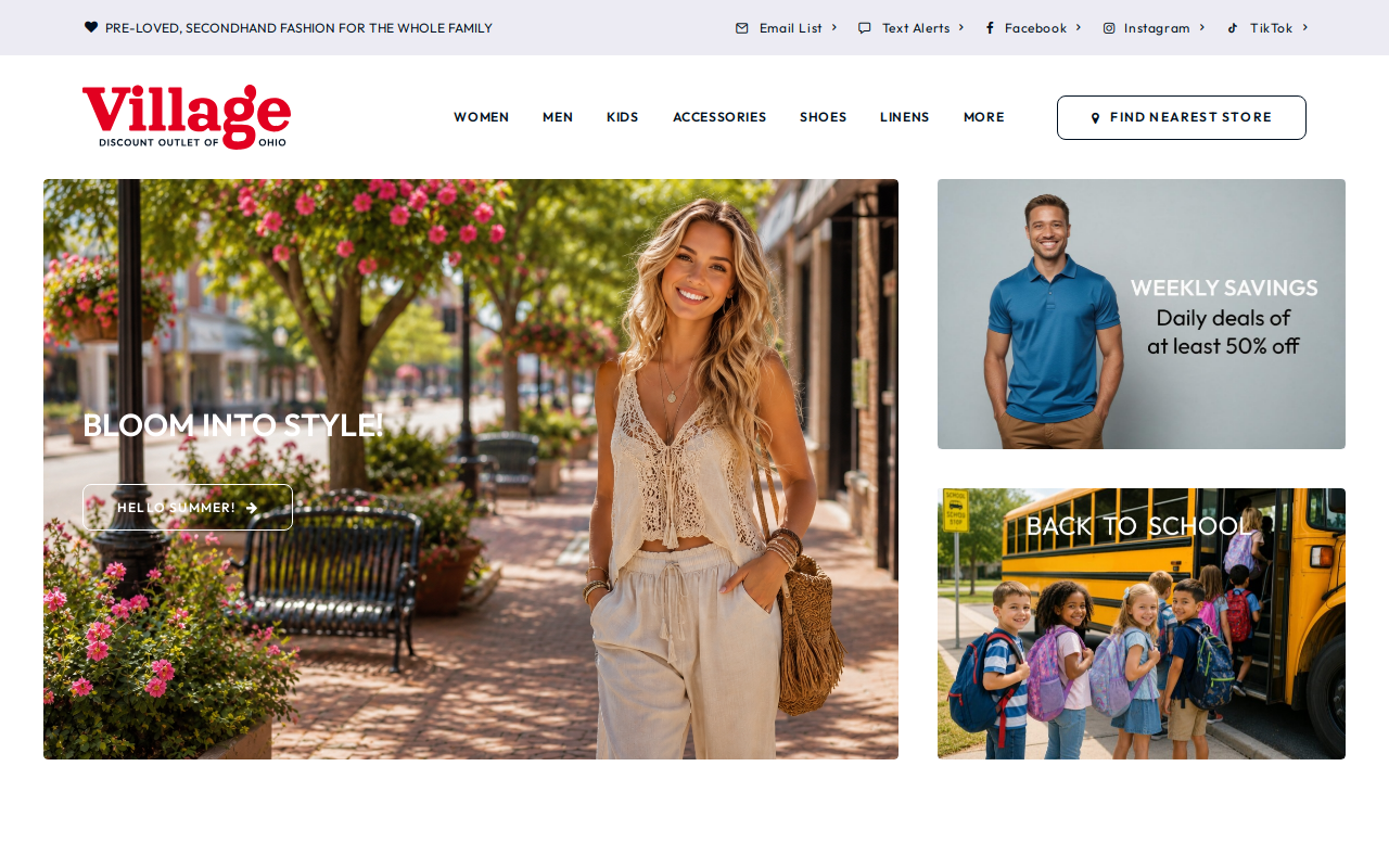 Village Discount Outlet website preview