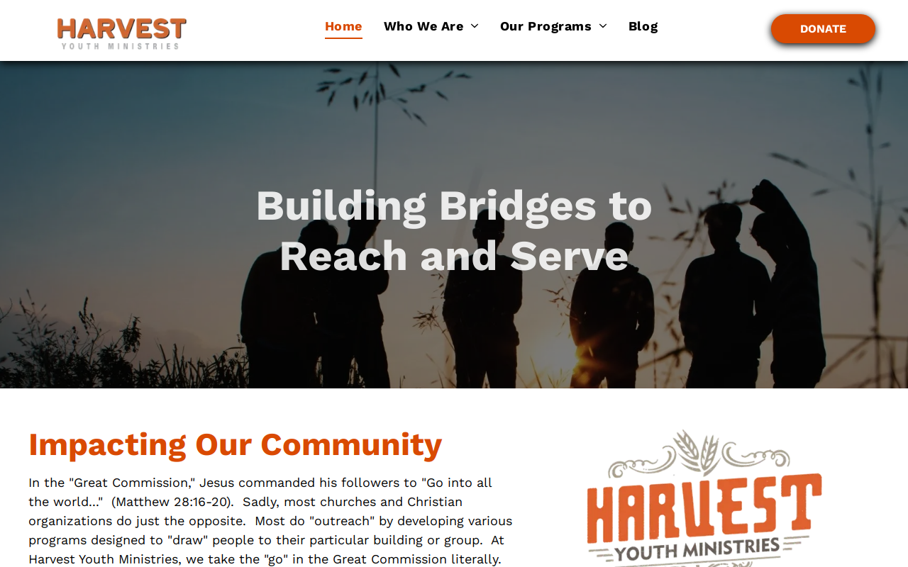 Second Harvest Thrift Store website preview