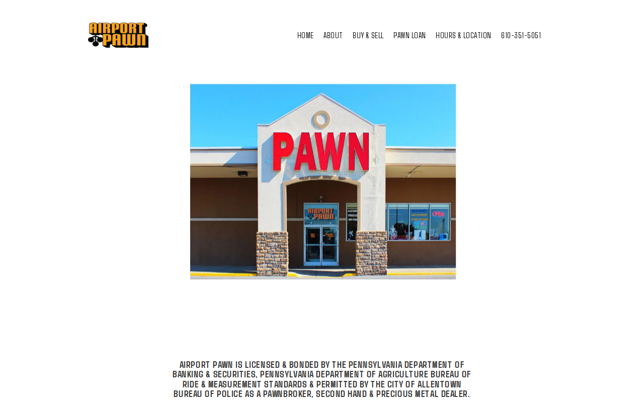 Airport Pawn website preview