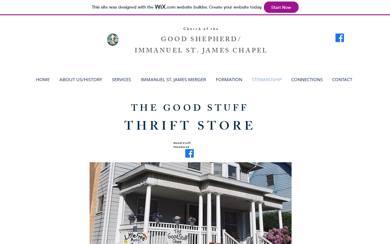 The Good Stuff Shop website preview