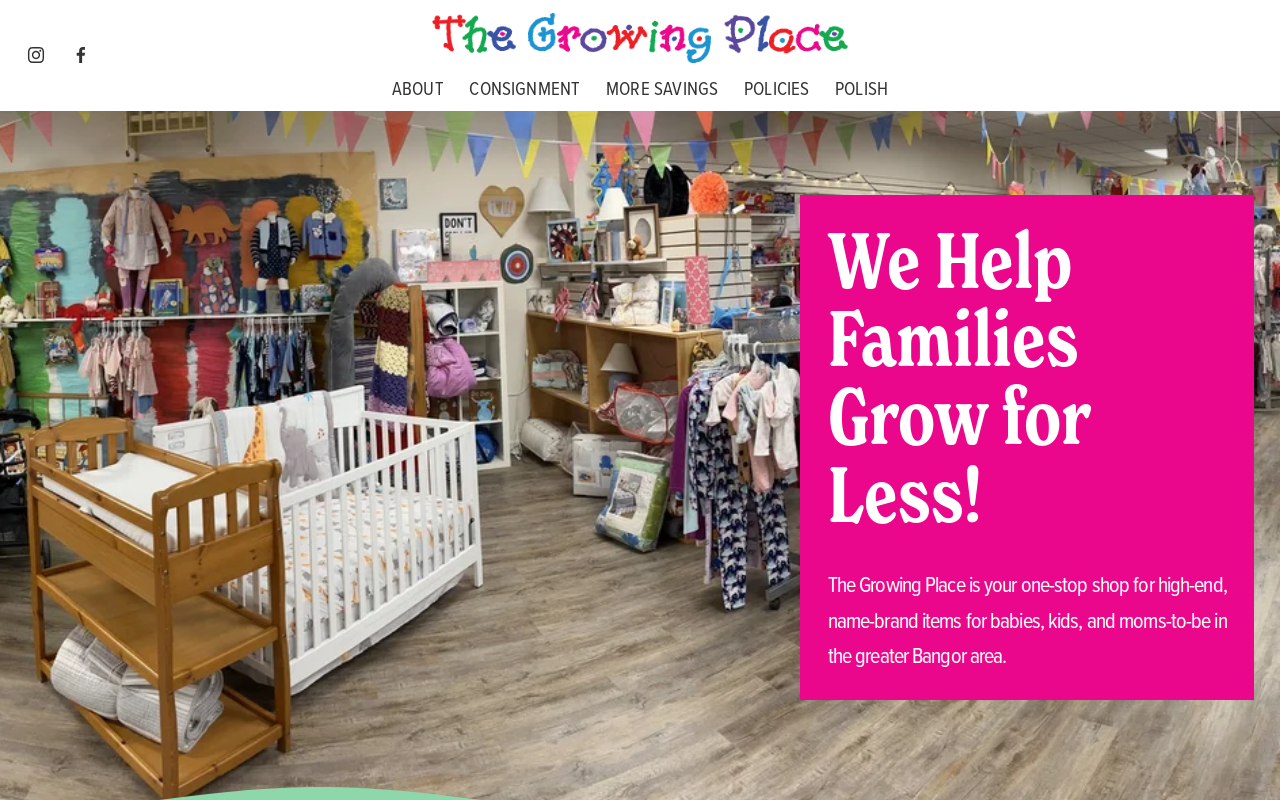 The Growing Place website preview