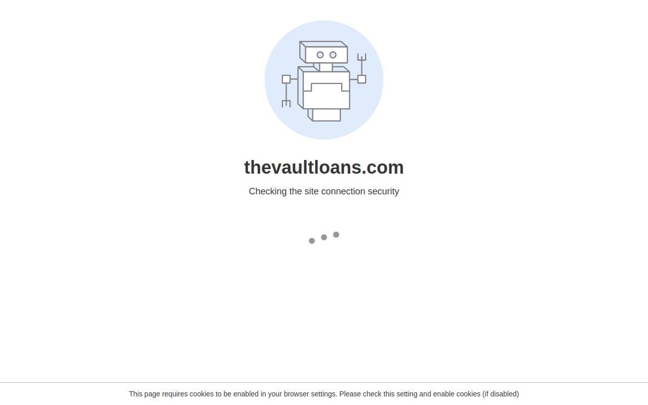 The Vault Jewelry and Loan website preview