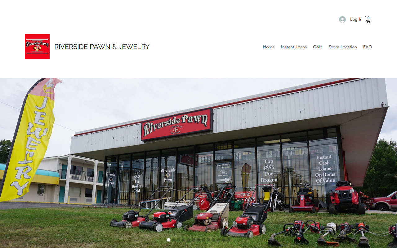 Riverside Pawn & Jewelry website preview