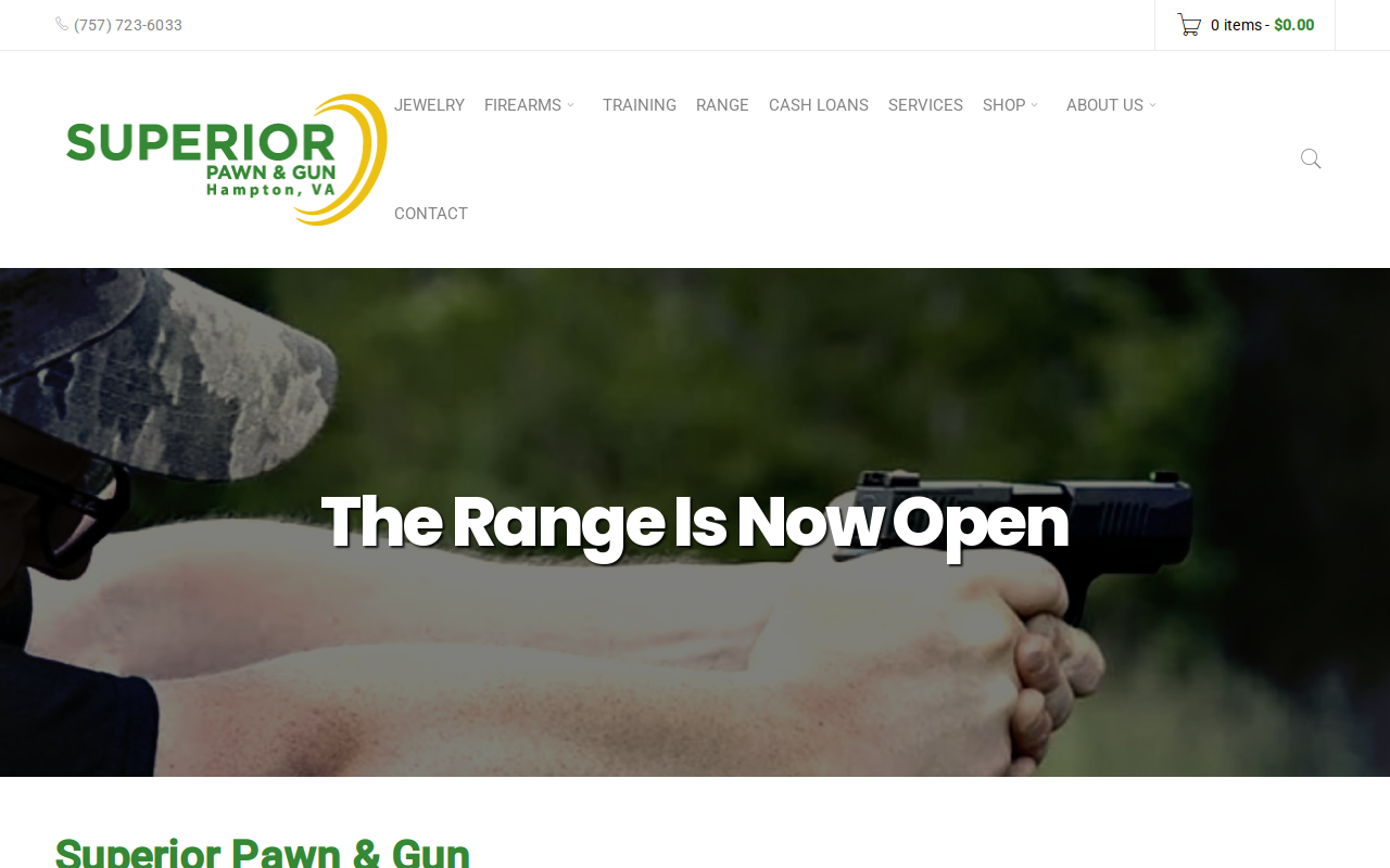 Superior Pawn Company website preview
