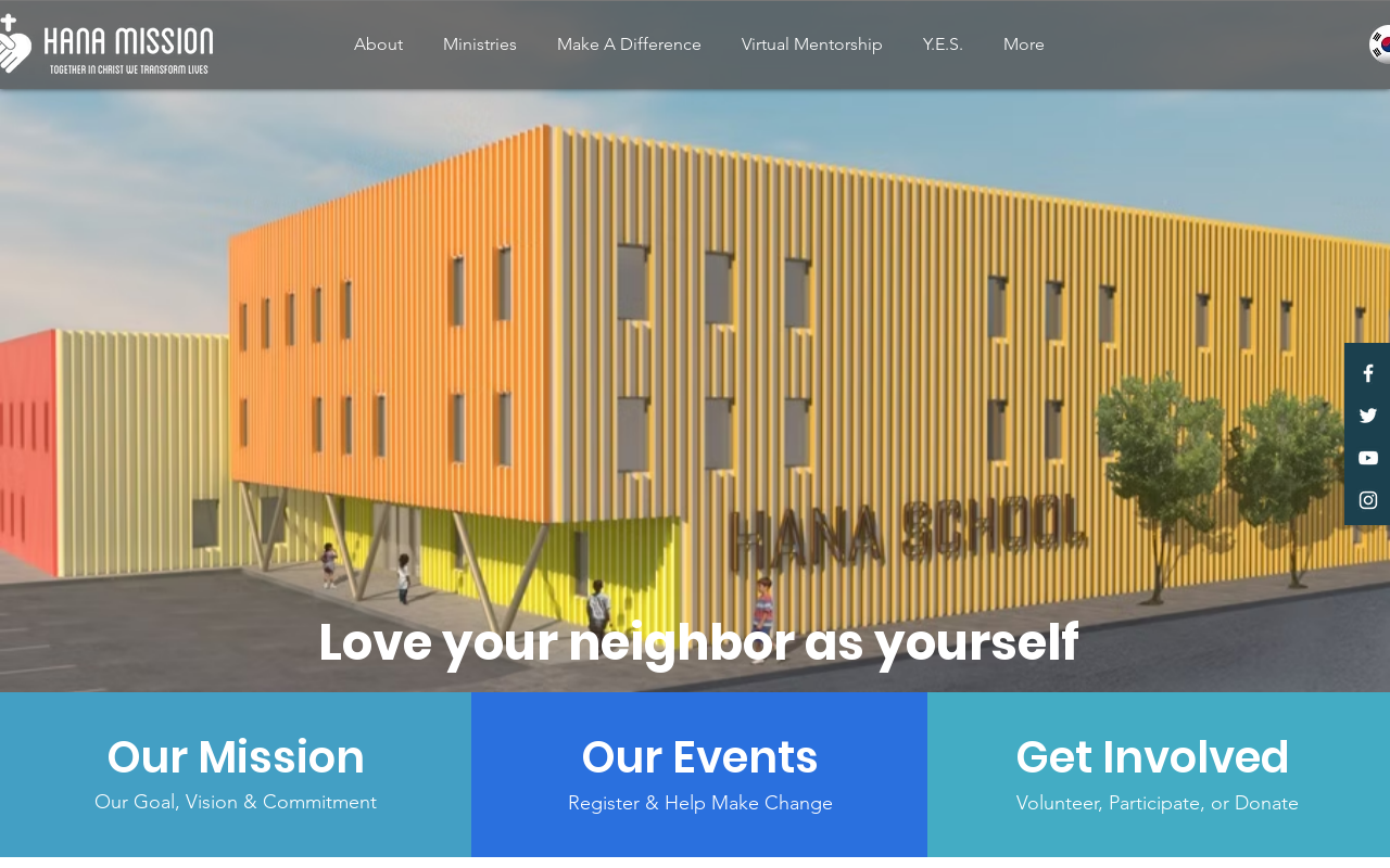Hana Mission Thrift Store website preview