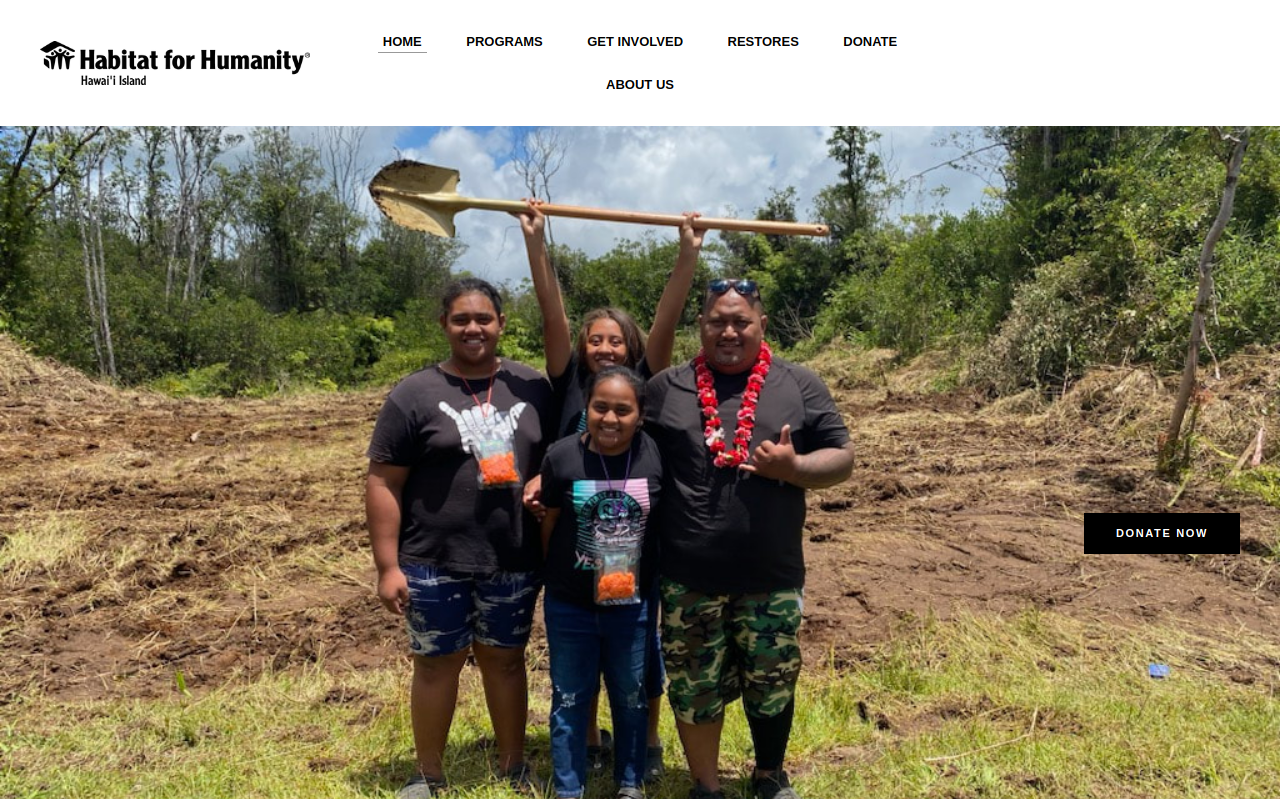 Habitat for Humanity ReStore website preview