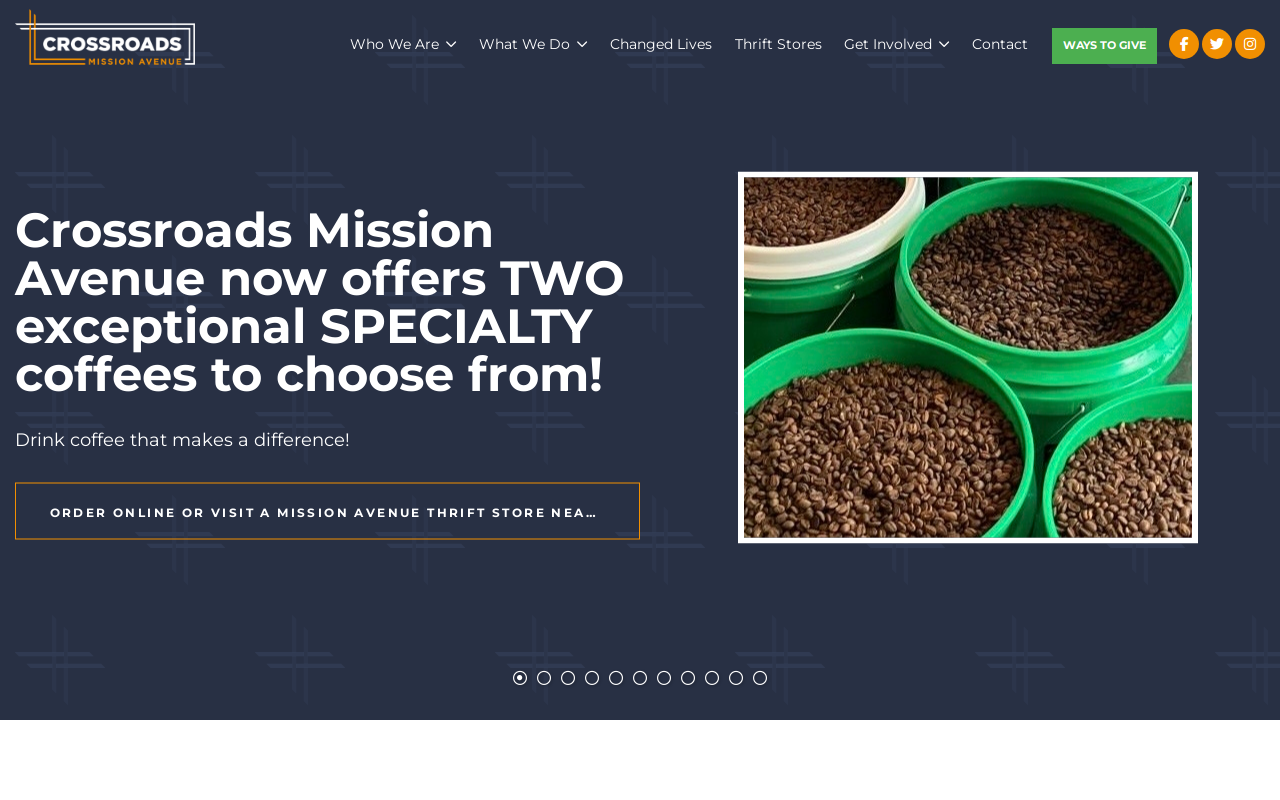 Mission Ave Thrift website preview