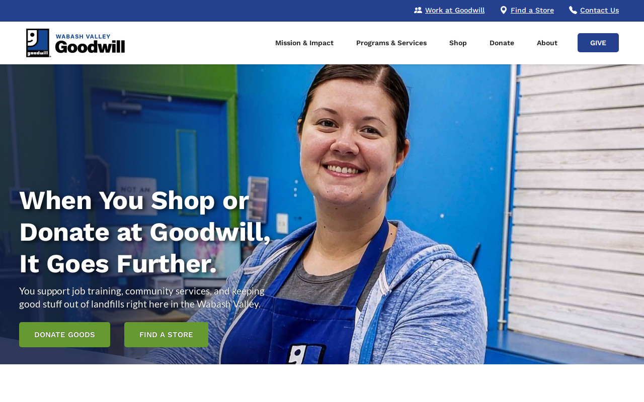Goodwill website preview