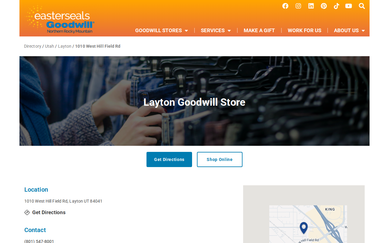 Goodwill website preview