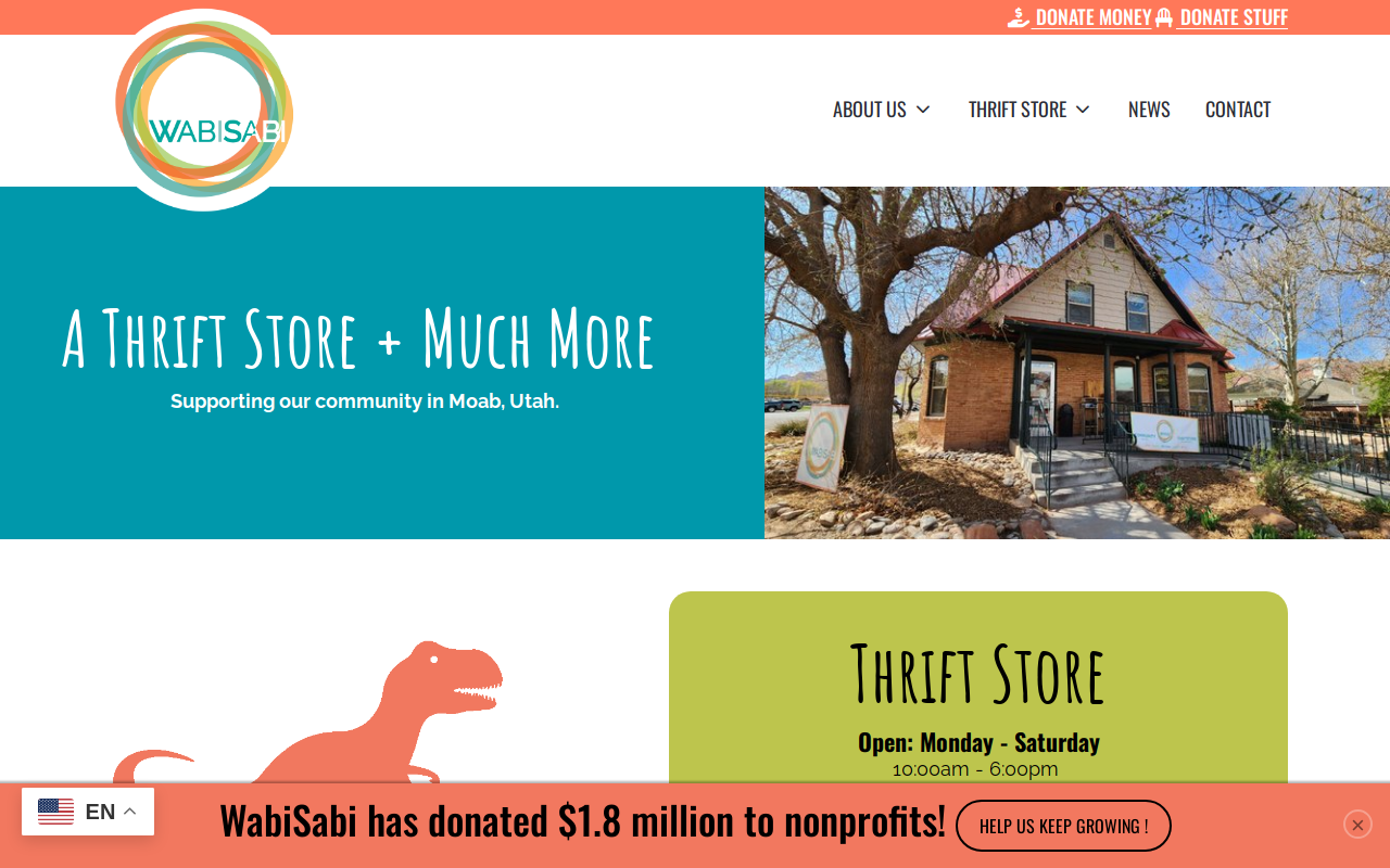 WabiSabi website preview
