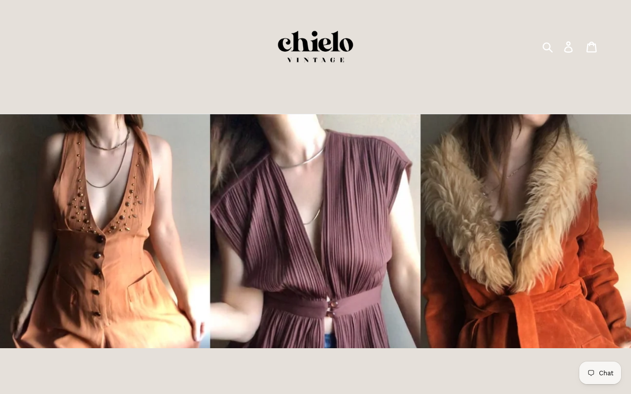 Chielo Vintage website preview
