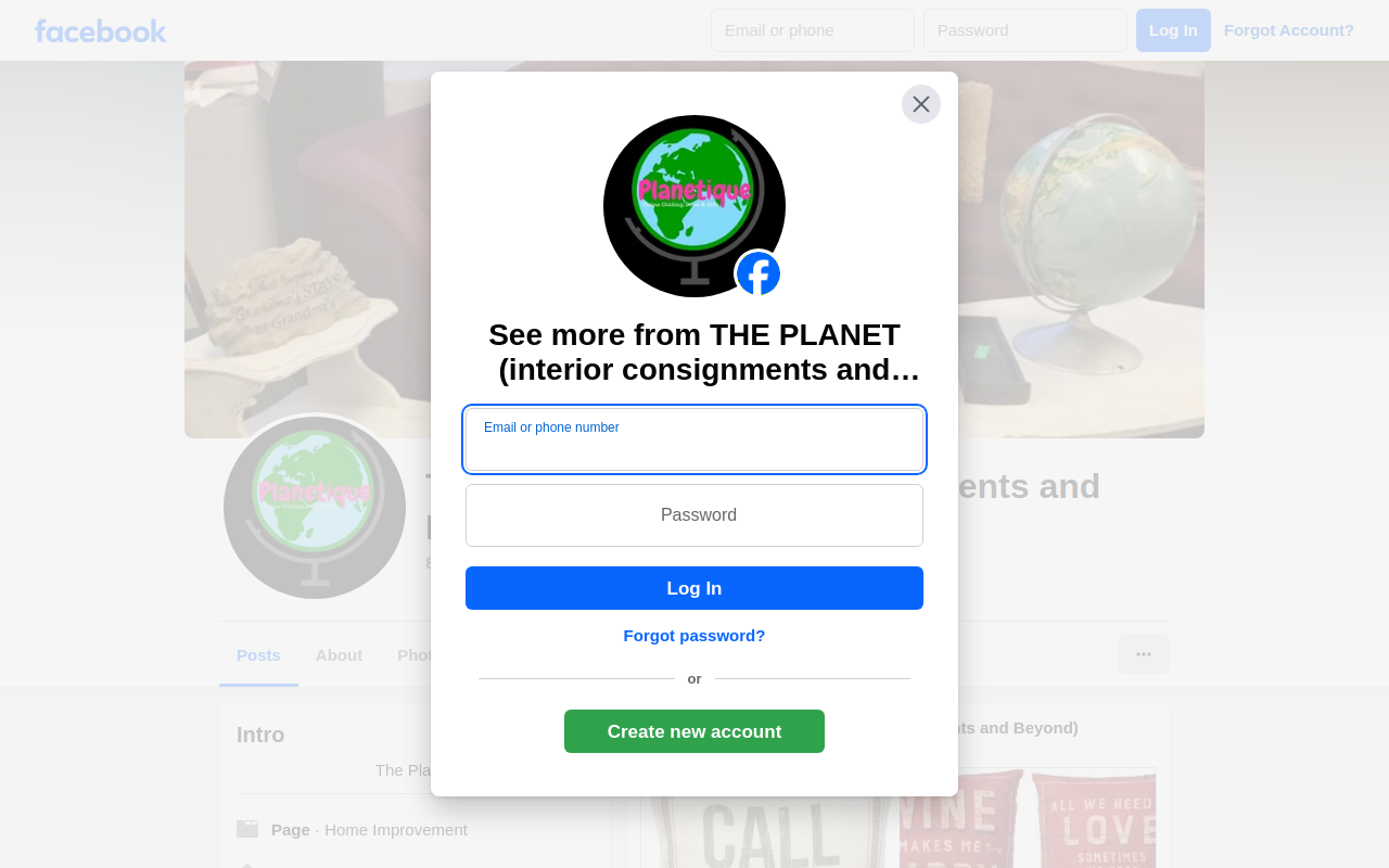 The Planet website preview