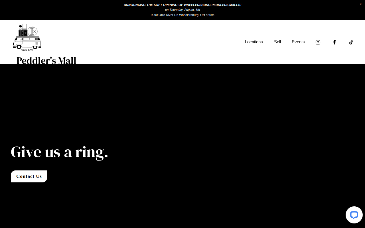 West Lexington Peddler's Mall website preview