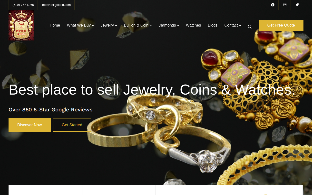 San Diego Jewelry Buyers website preview