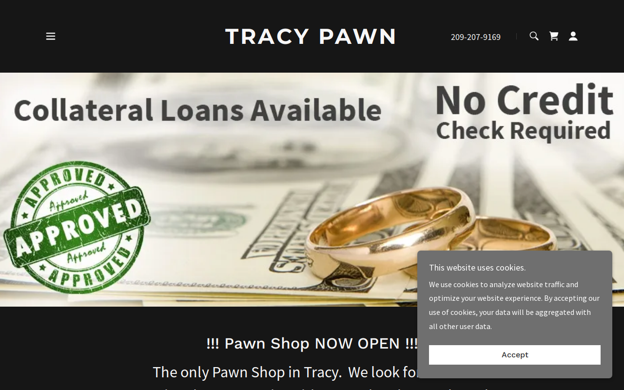 Tracy Pawn website preview