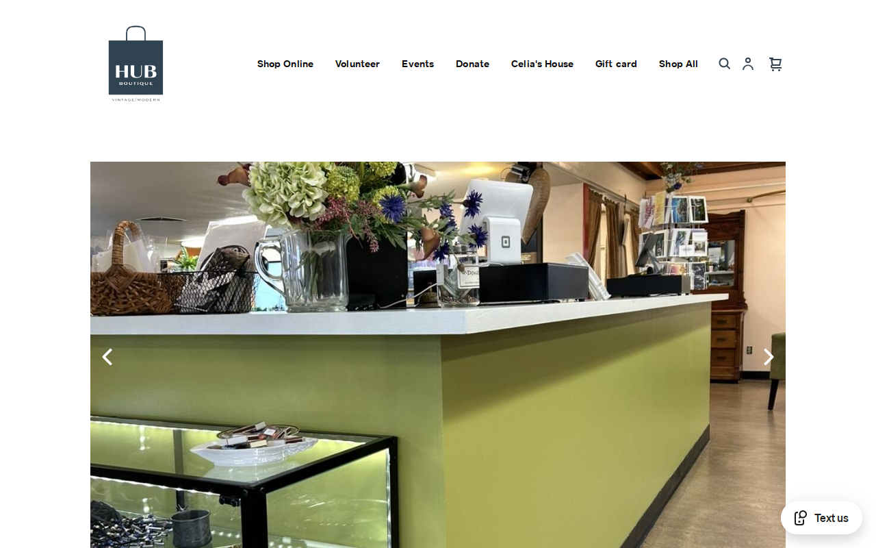Hospice Unique Boutique website preview