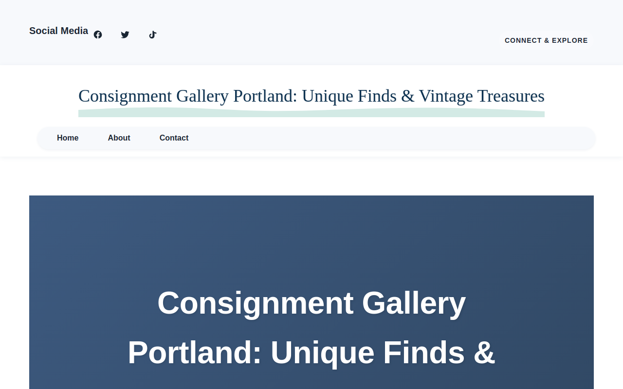 Consignment Gallery website preview