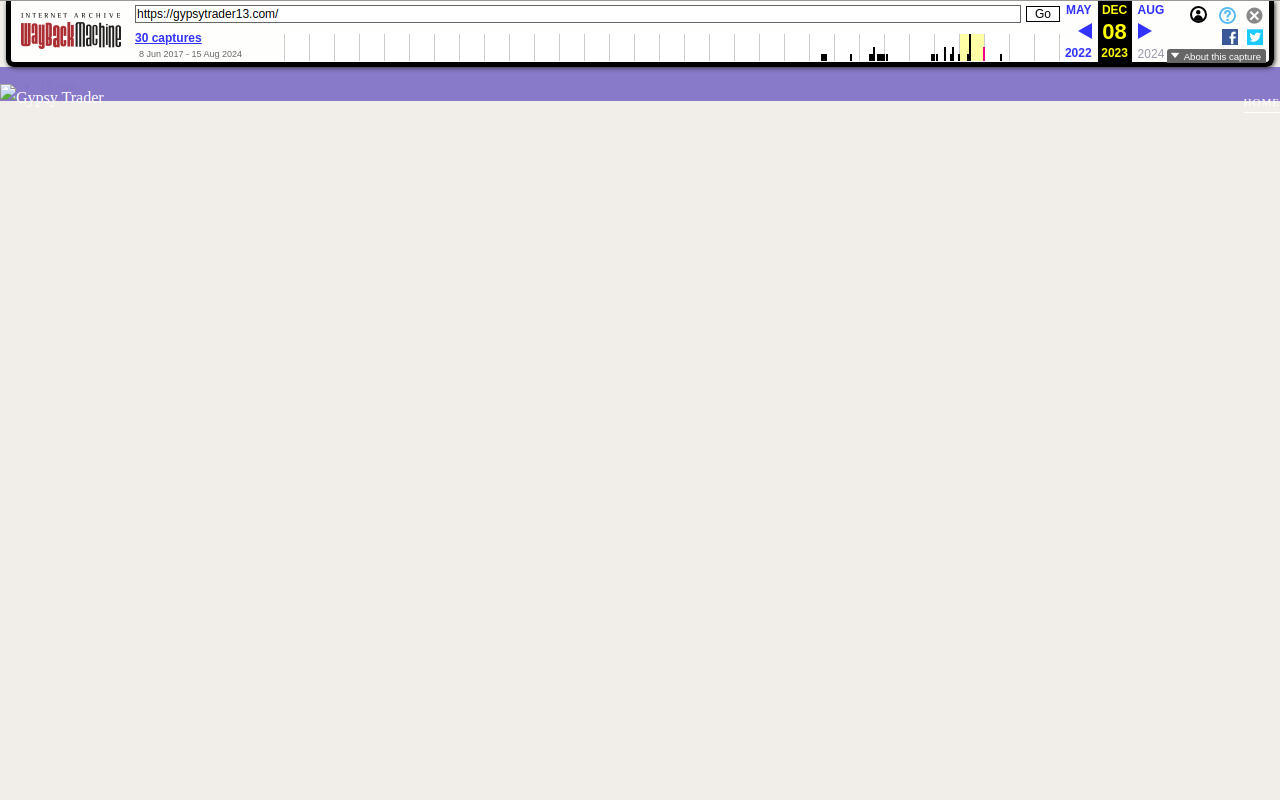 GypsyTrader website preview