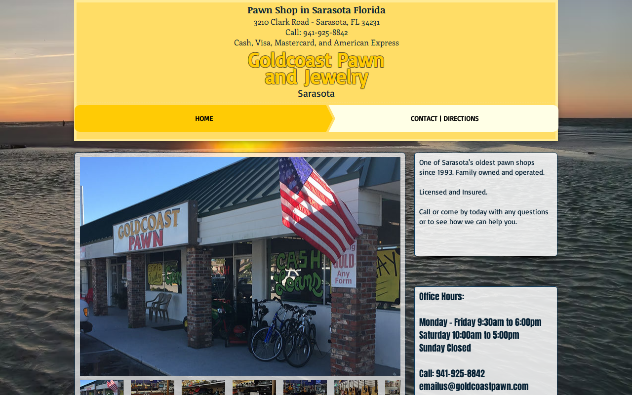 Goldcoast Pawn and Jewelry website preview