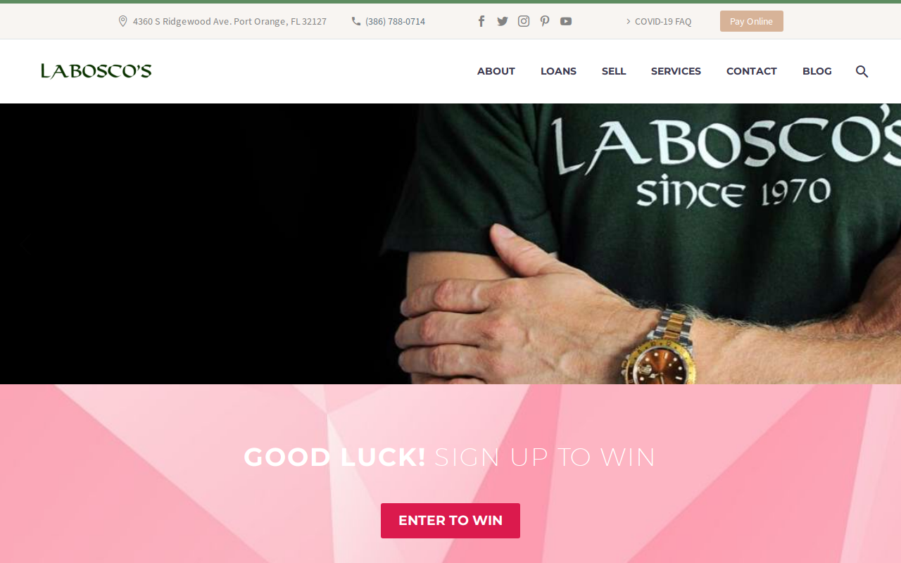 Labosco II Pawn & Music website preview