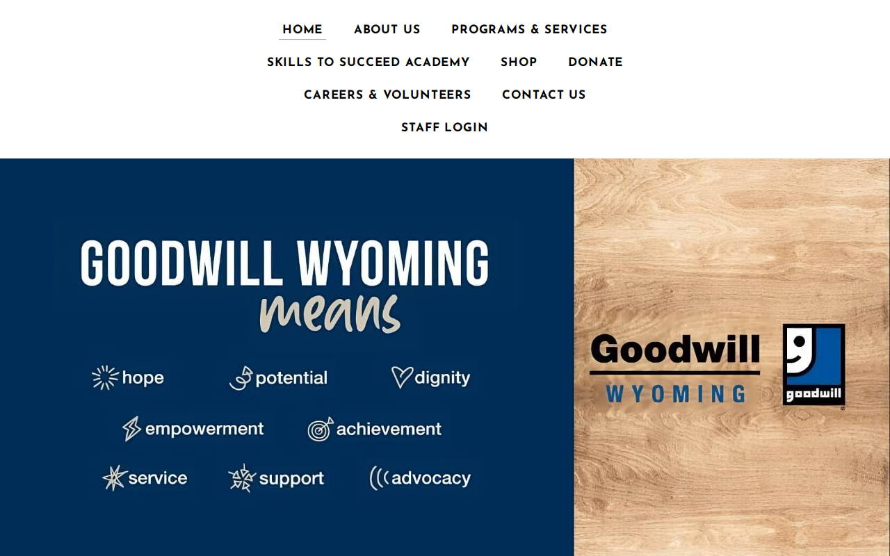 Goodwill website preview