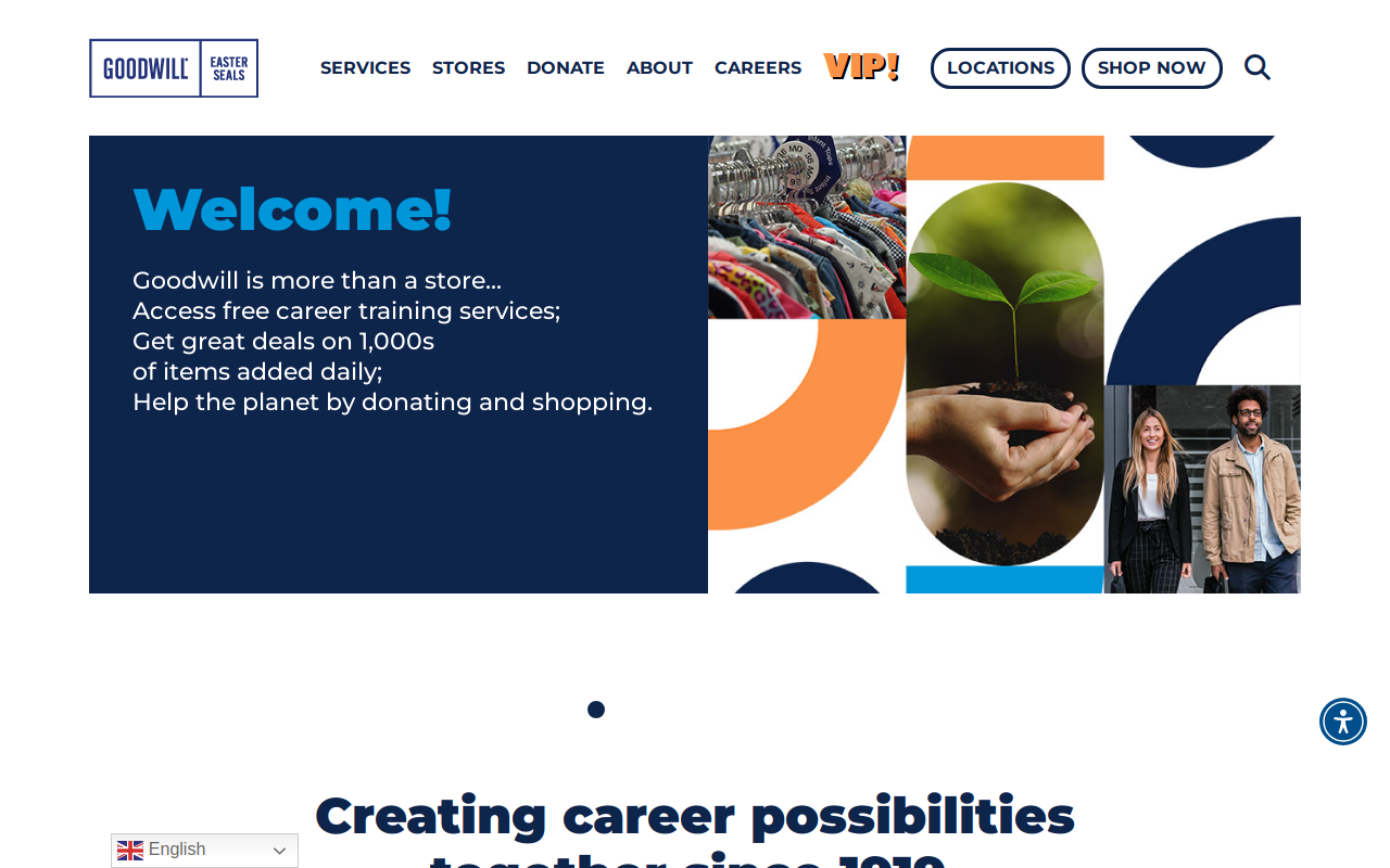 Goodwill - Brooklyn Park Outlet website preview