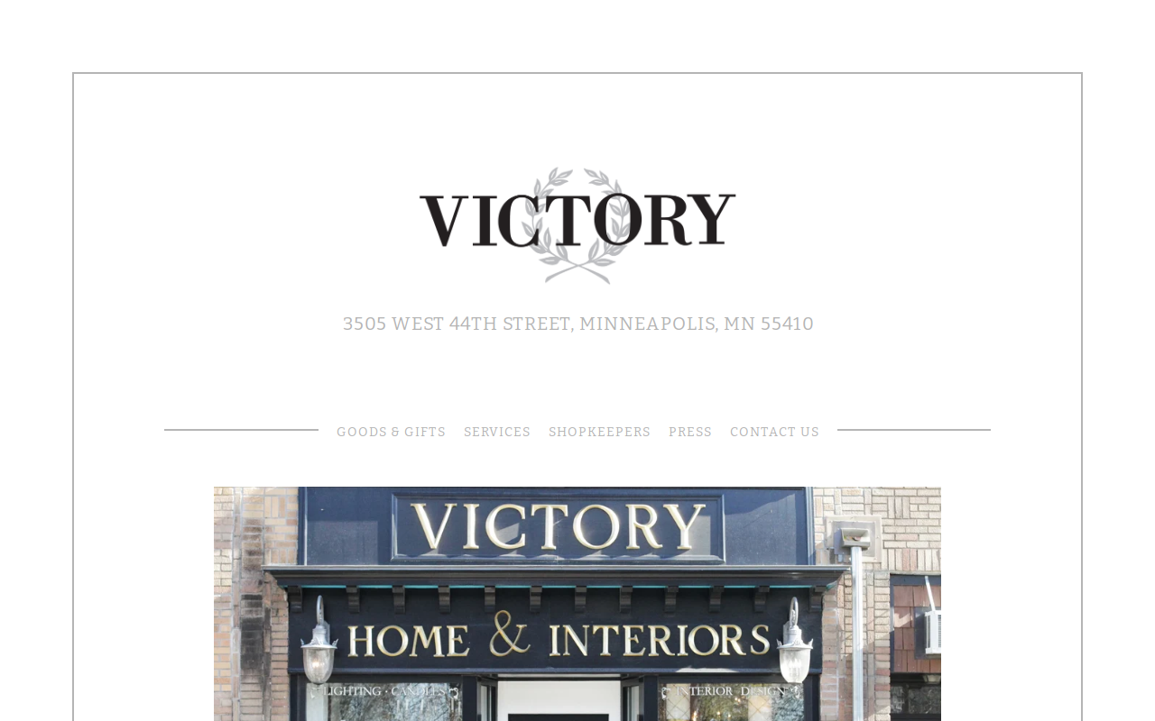 Victory Vintage website preview