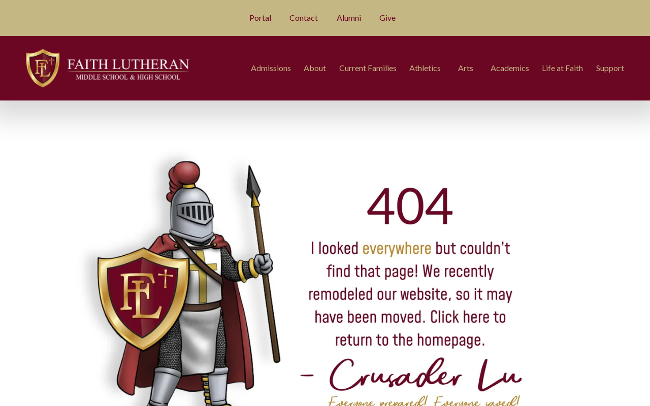 Faith Lutheran Thrift Store website preview