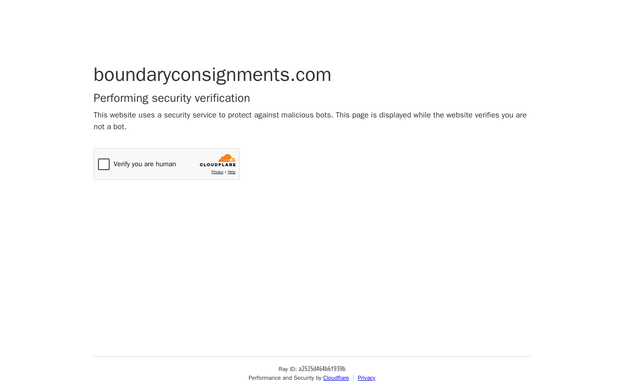 Boundary Consignments website preview