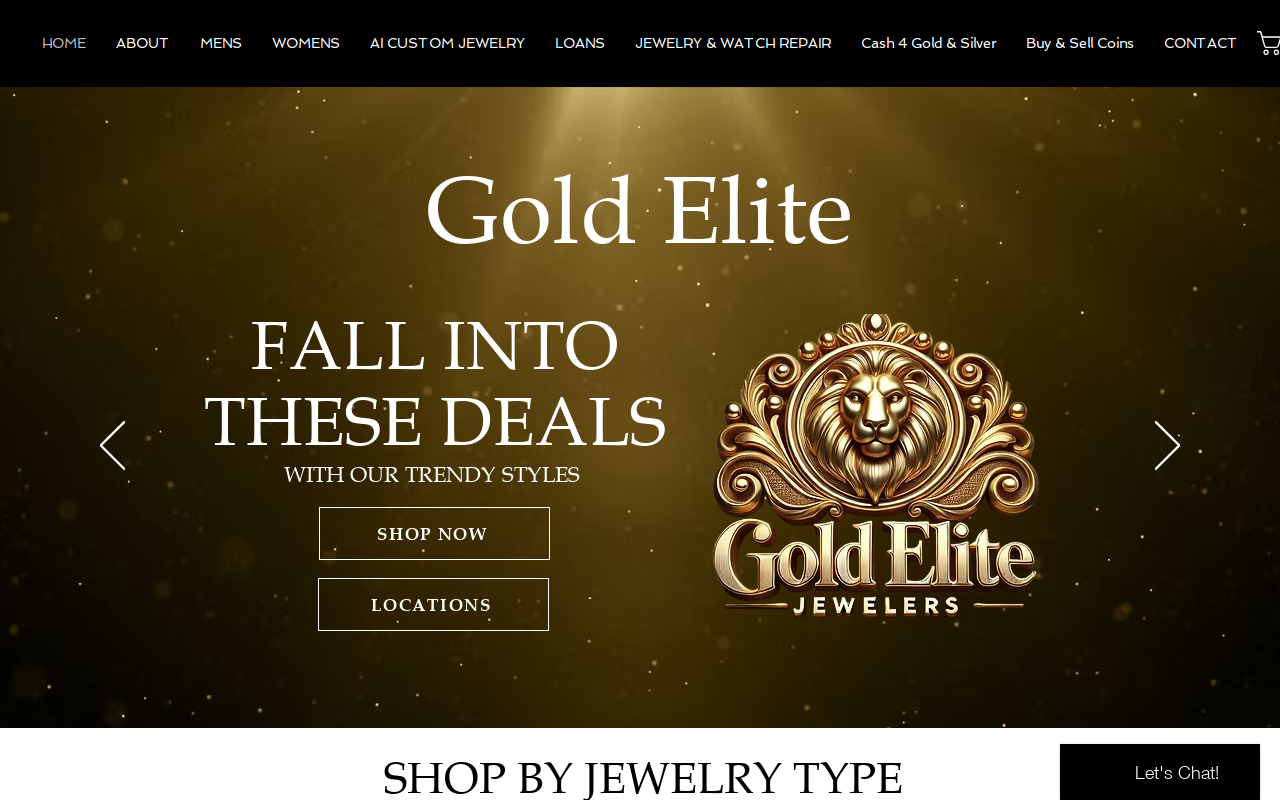 Gold Elite Jewelers & Loans website preview
