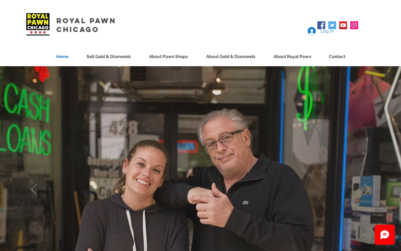 Royal Pawn Shop website preview