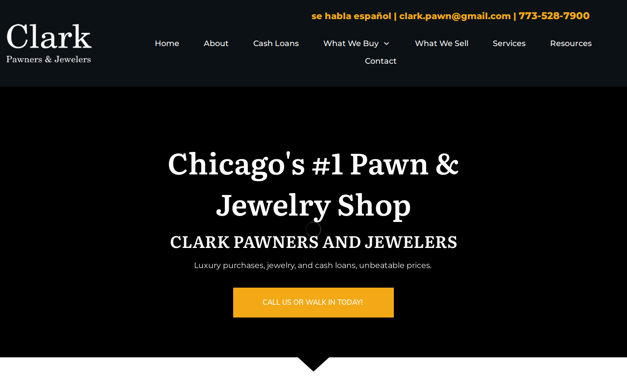 Clark Pawners website preview