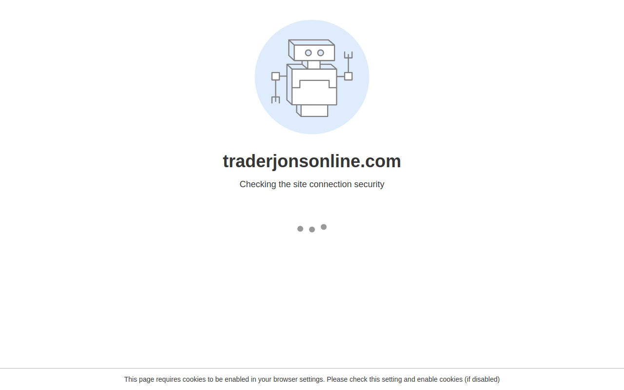 Trader Jons website preview