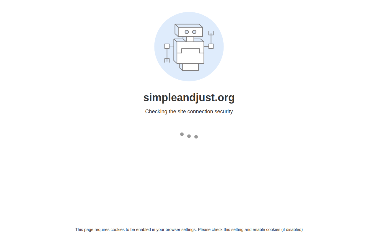 Simple & Just website preview