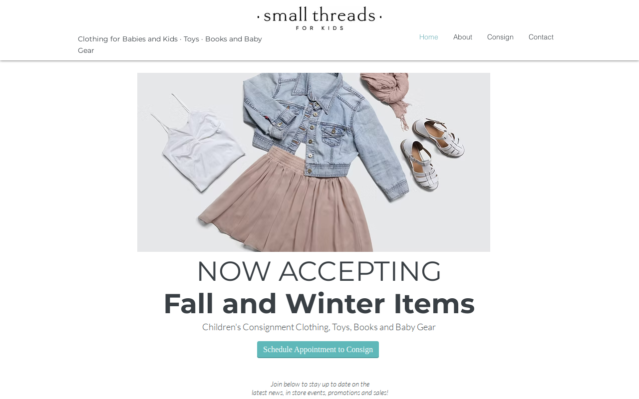 Small Threads for Kids website preview