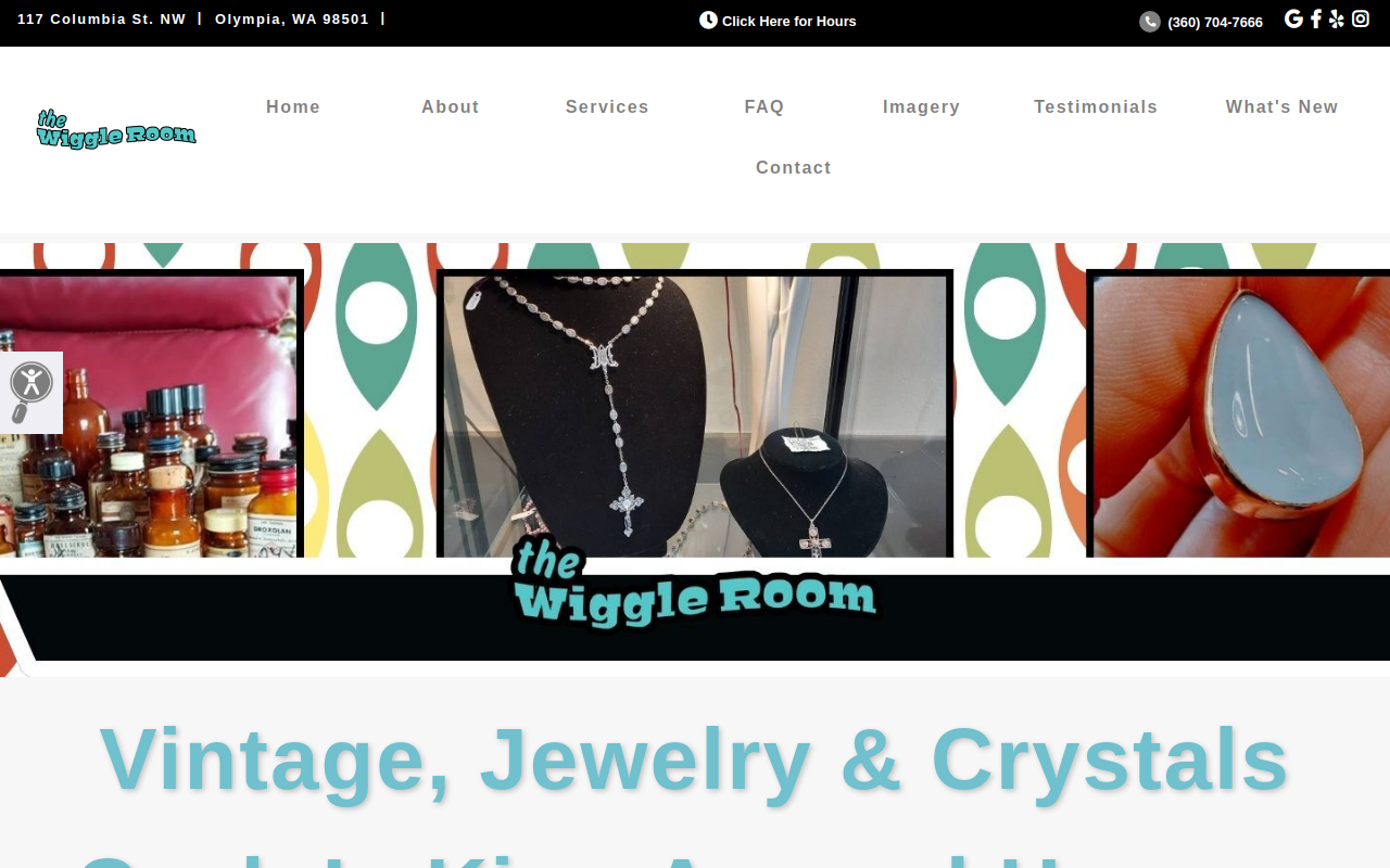 The Wiggle Room website preview