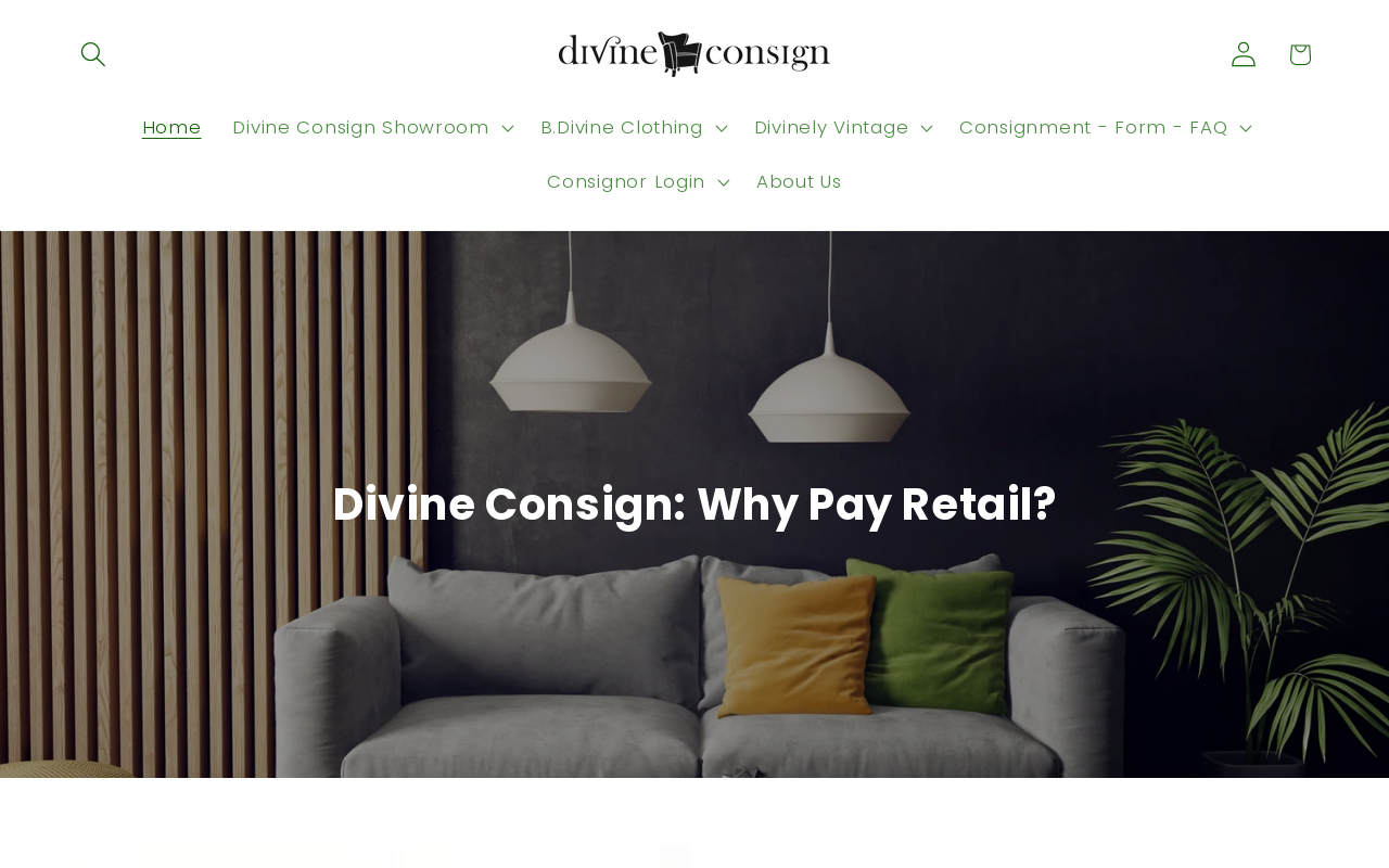 Divine Consign website preview