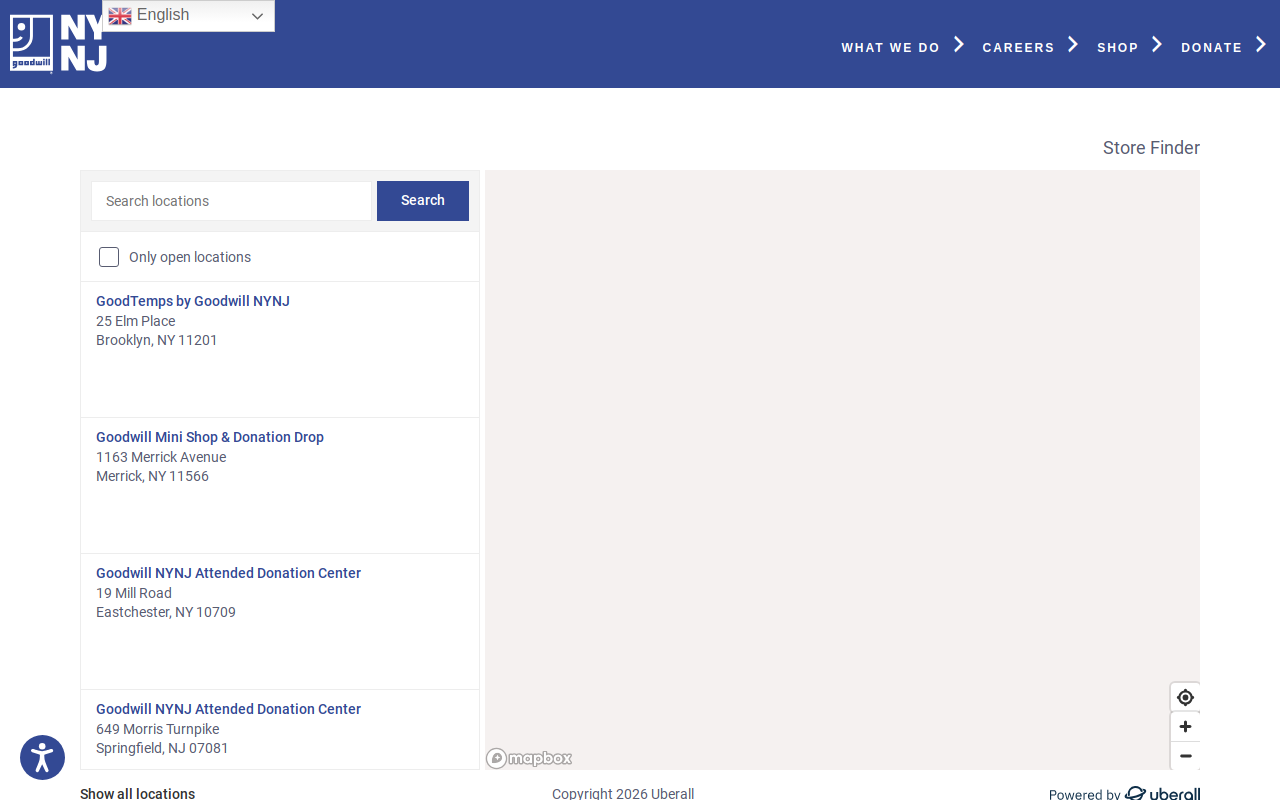 Goodwill Outlet Store & Donation Center website preview