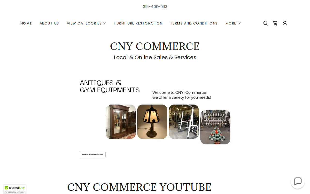 CNY Commerce website preview