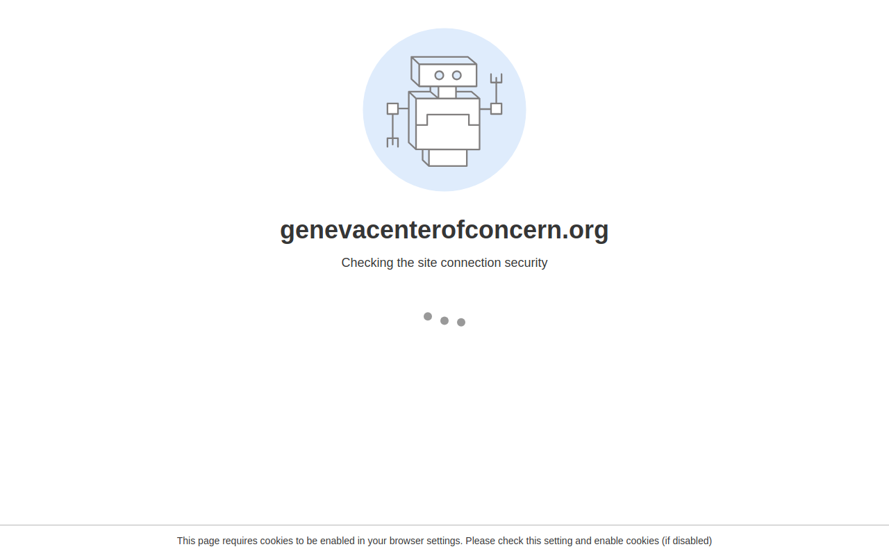 Geneva Center of Concern website preview