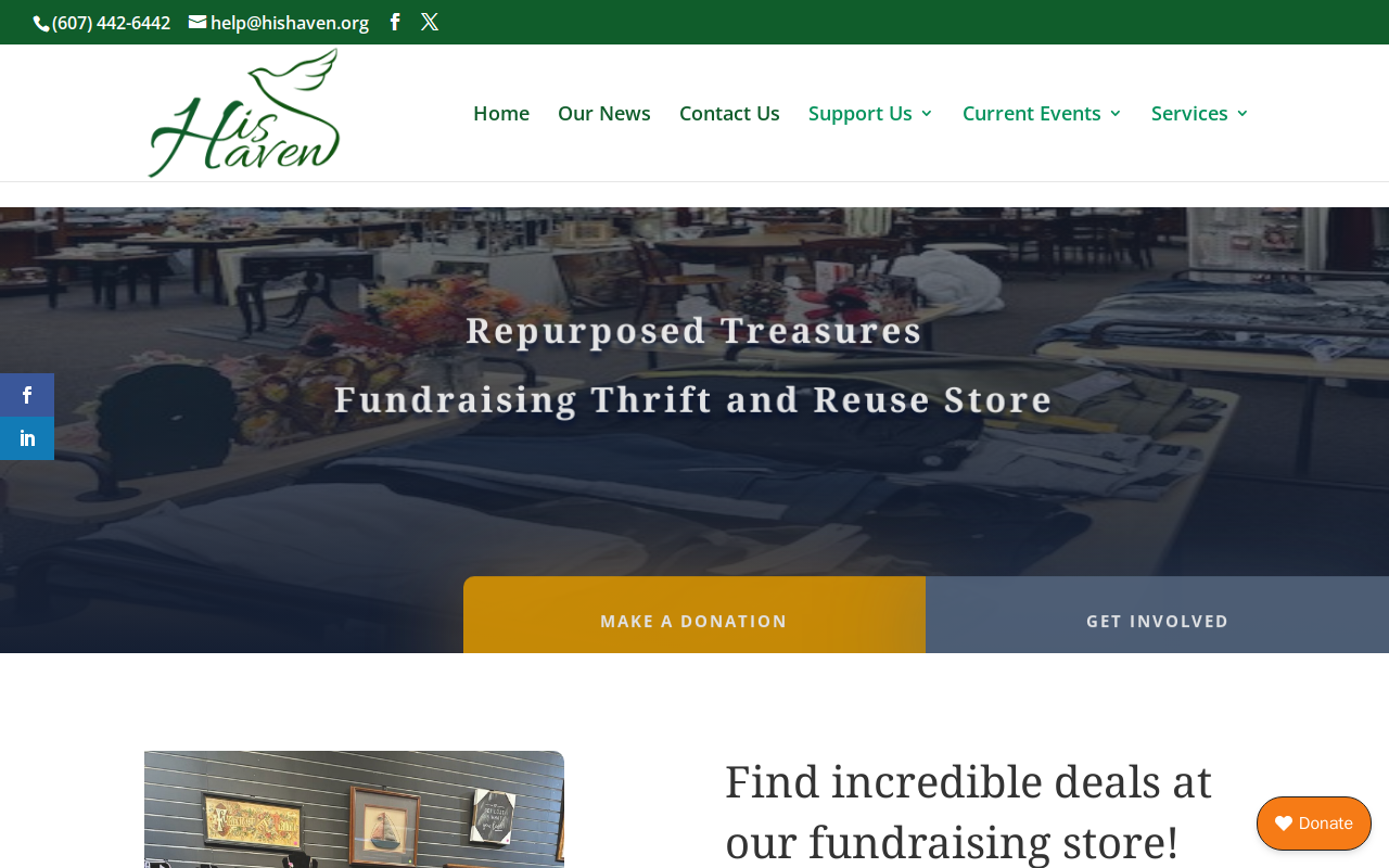 His Haven Repurposed Treasures website preview