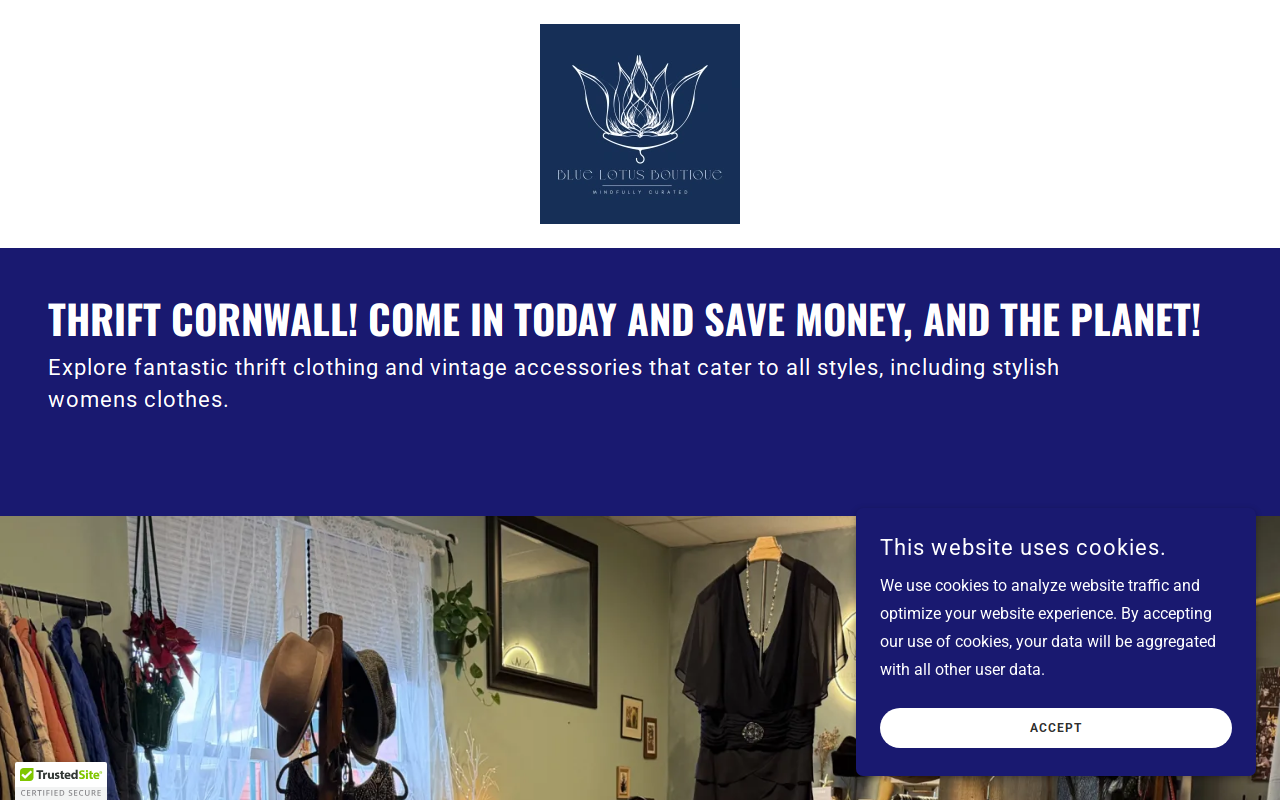 Blue Lotus Boutique website preview