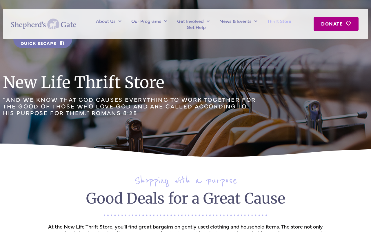 Shepherd's Gate New Life Store website preview